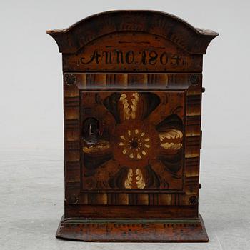 A Swedish early 19th century hanging cabinet.