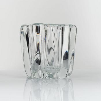 Tapio Wirkkala, vase, glass, "Kalvolan kanto", signed Tapio Wirkkala - 3241. Mid-20th century.