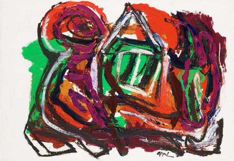 Karel Appel, "Le Mendiant".