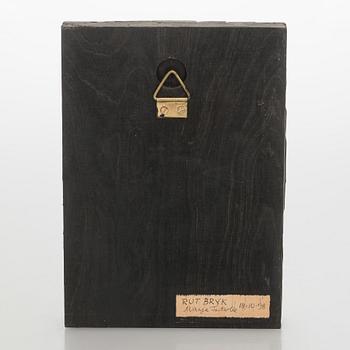 Rut Bryk, relief, keramik, signerad Rut Bryk.