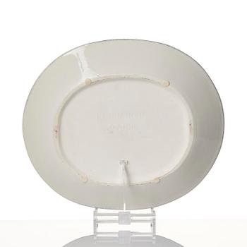 Birger Kaipiainen, a decorative ceramic dish, Arabia, Finland.
