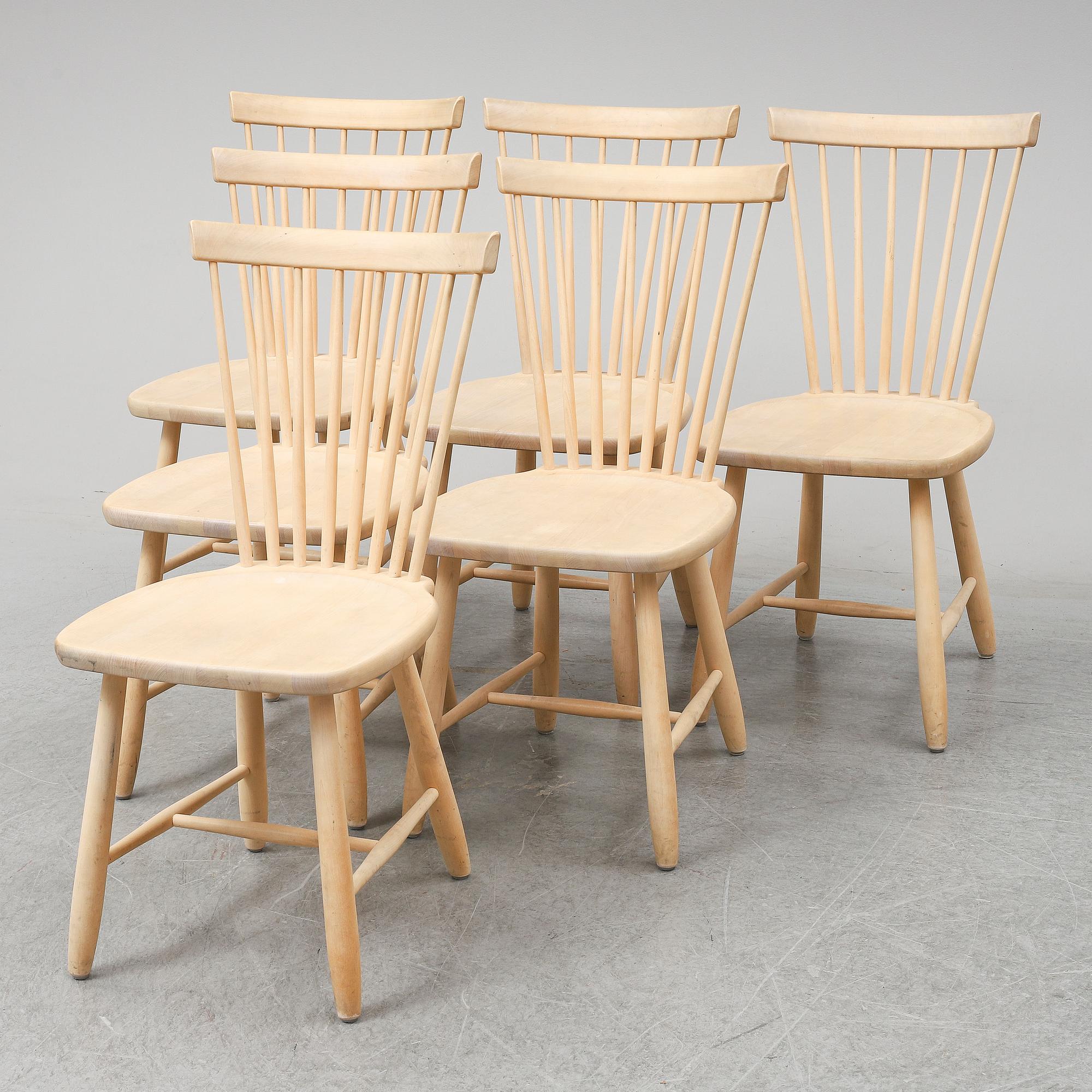 CARL MALMSTEN, stolar, 6 st, "Lilla Åland", Stolab, 2007.