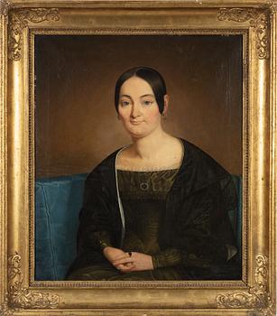 Nils Jakob Olsson Blommér, olja på duk, signerad N. J. Blommér px. och daterad 1841.