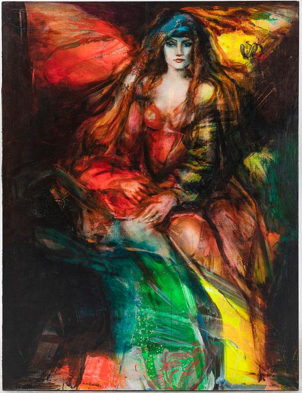 Jan Naliwajko, olja på duk, signerad J. Naliwajko.