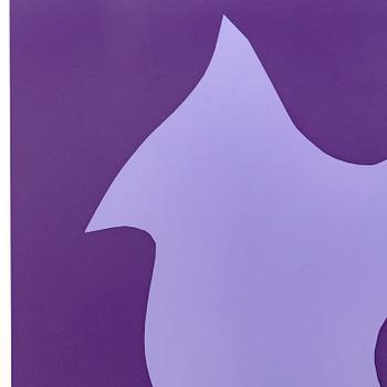 Richard Mortensen, färgserigrafi, 1991, signerad och numrerad 13/100.