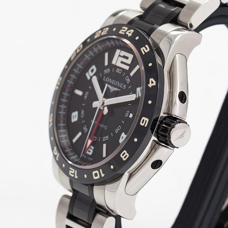 Longines, Admiral GMT, wristwatch, 42 mm.