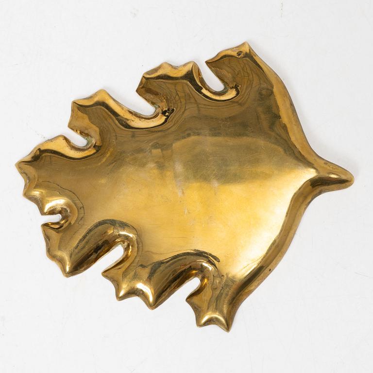 Dish and matchbox holder, Firma Svenskt Tenn.
