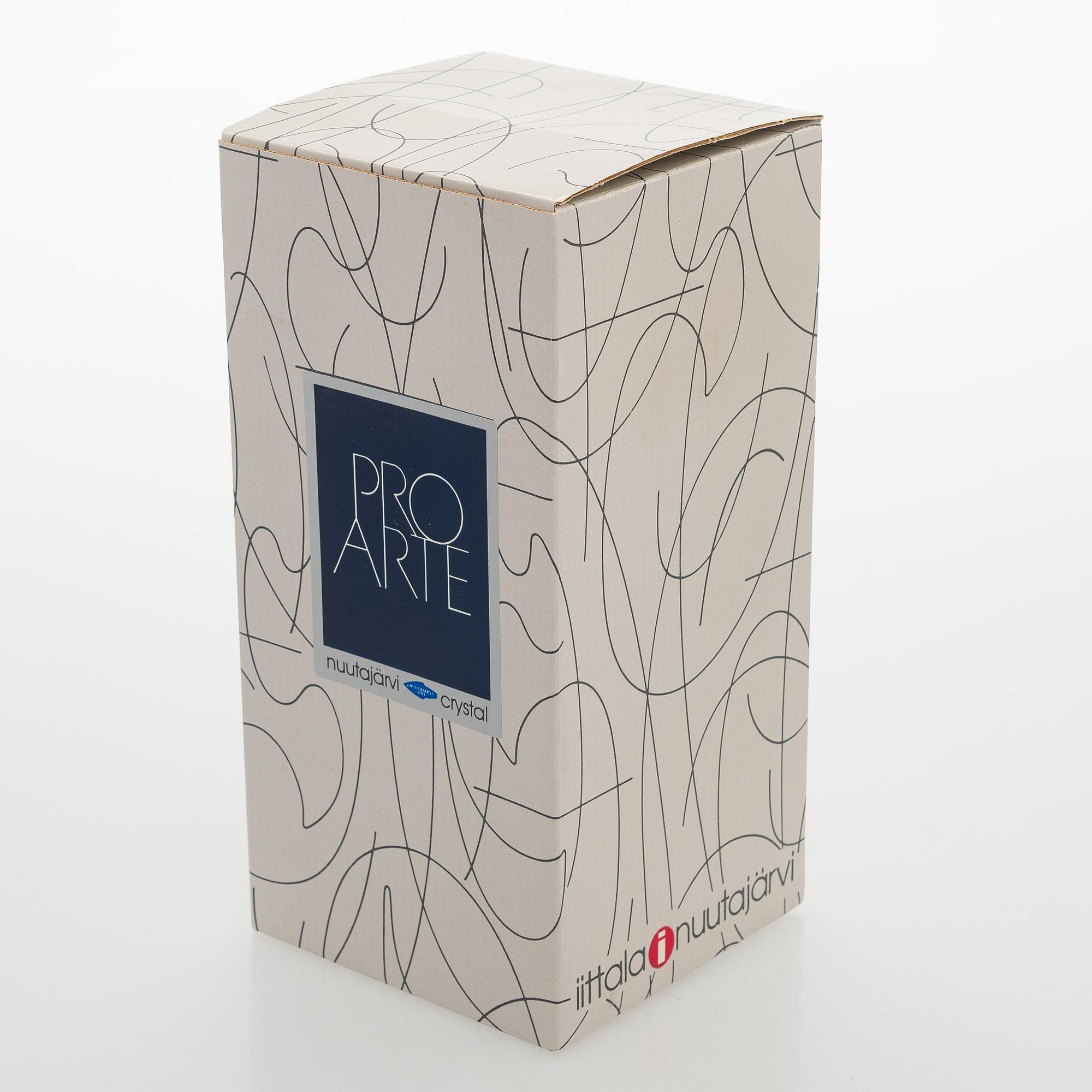 Oiva Toikka, glasfågel, "Blue Bird", signerad O. Toikka, Nuutajärvi.