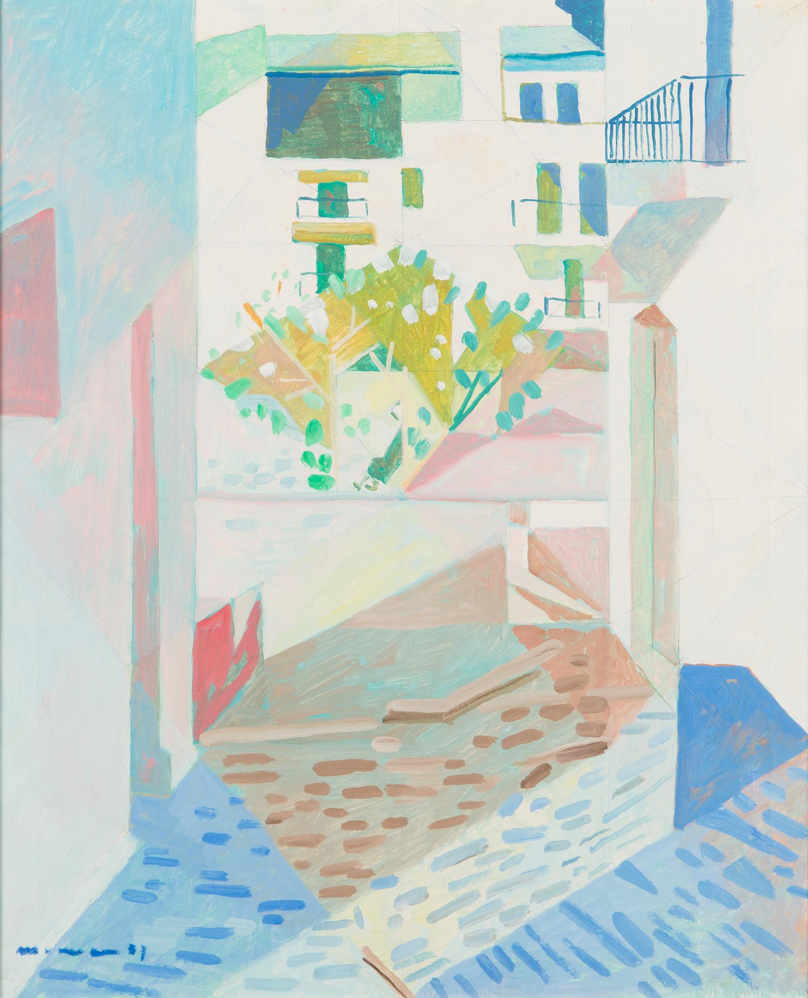 Jacint Morera, oil on canvas, signed and dated -81.