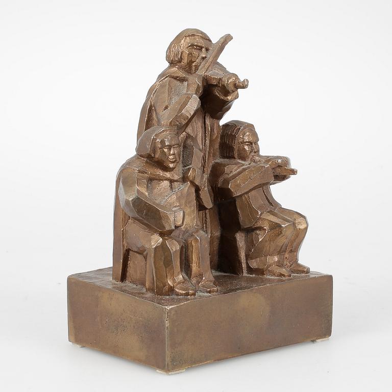 GEORG BOLIN, skulptur, brons, signerad.