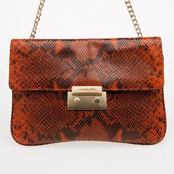 Michael Kors Python Print Leather Bag.