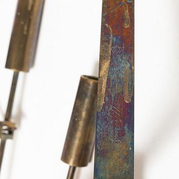 Pierre Forssell, vägglampetter, 3st, "Pendeln", Skultuna.