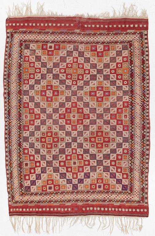 A flat weave textile, Anatolia, c. 222 x 165 cm.