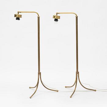 Josef Frank, floor lamps, a pair, model 1842, Firma Svenskt Tenn.