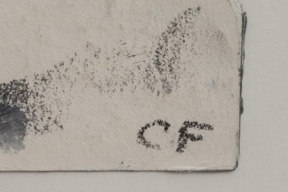 CURT FORS, blandteknik, monogram- och stämpelsignerad samt daterad 1989.