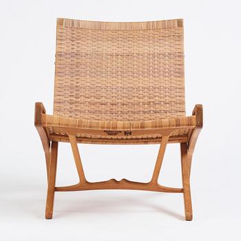 Hans J. Wegner, fåtölj, modell "512", Johannes Hansen, Köpenhamn 1950/60-tal.