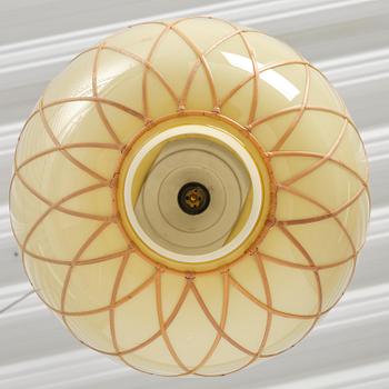 Harald Notini, a pair of ceiling lamps model 11555, Arvid Böhlmarks Lampfabrik, Stockholm, 1940s.