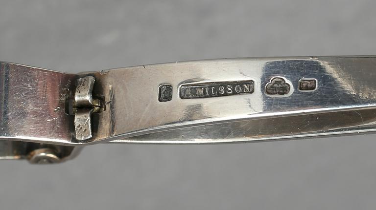 KAKTÅNG, silver, Anders Nilsson, Lund, 1926. Vikt 37 gram.
