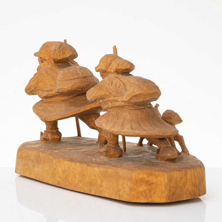 Bengt Jonsson, Wandering Sámi with dog.