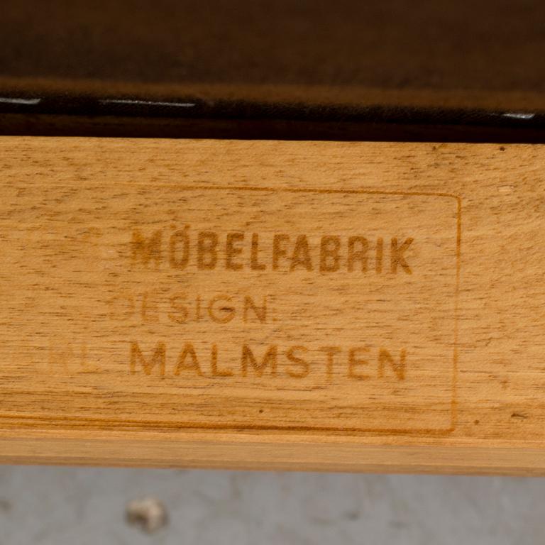 STOLAR, 8 st, "Ambassadör", Carl Malmsten, Åfors Möbelfabrik, 1900-talets andra hälft.