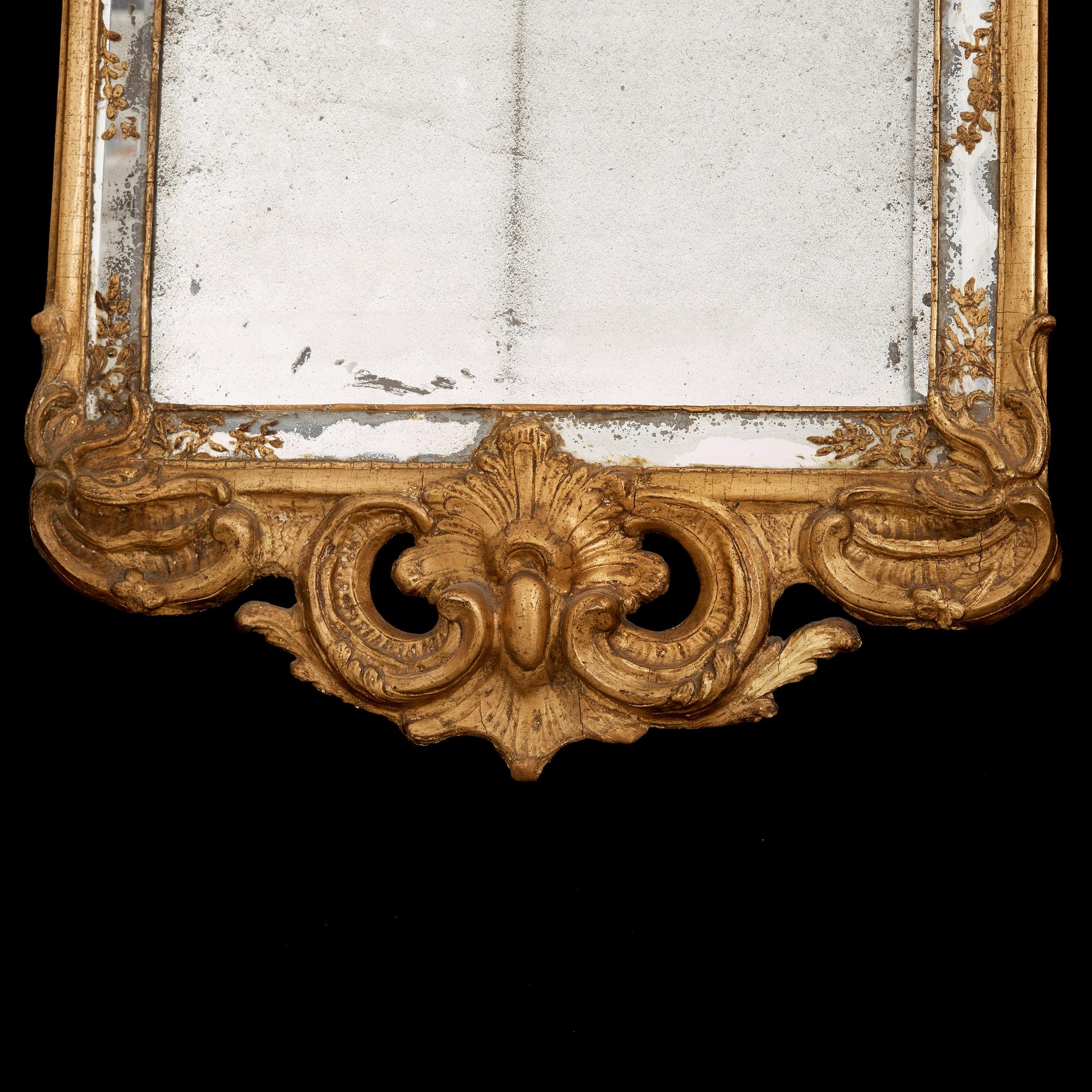 SPEGEL. Stockholmsarbete, 1700-talets andra hälft. Rokoko.