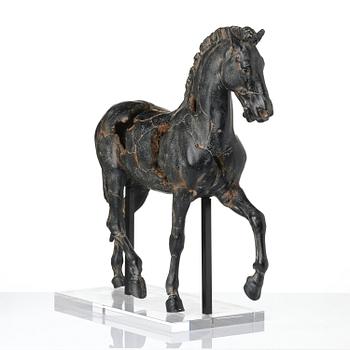 Sculpture of a horse "The Mattei horse", England, 20th century.