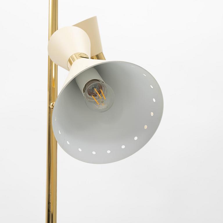 Stilnovo, a brass and marble floor lamp 'c20201, Italy, 2017.