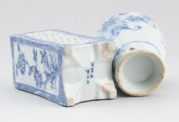 TEVAS OCH VAS, porslin, Kina och Japan, 1700-/1900-tal.