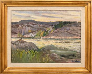 Gideon Börje, oil on canvas, signed.