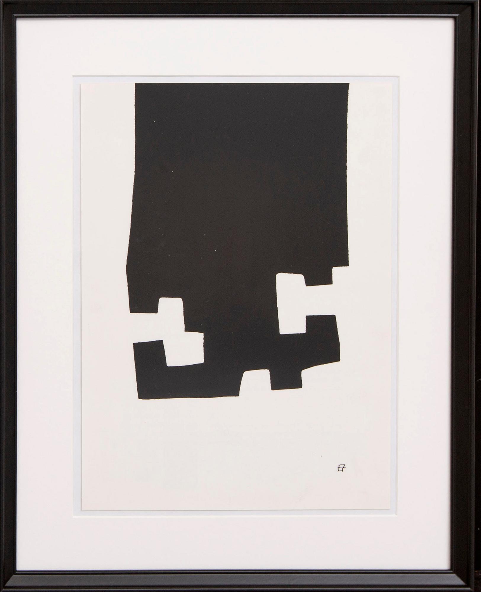 Eduardo Chillida, serigraph printed signature.