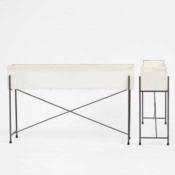 Hans-Agne Jakobsson, a pair of flower stands, model "M 79/1000", Hans-Agne Jakobsson AB, Markaryd 1950-60s.