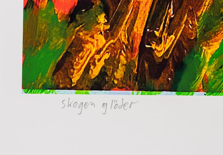 Carl Johan De Geer, "Skogen glöder".