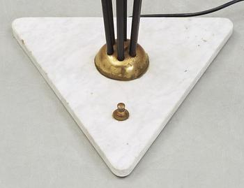 An Italian floor lamp attributed to Stilnovo, 1950's.