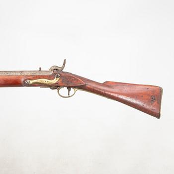 A 1851 pattern converted percussion British-Swedish musket.