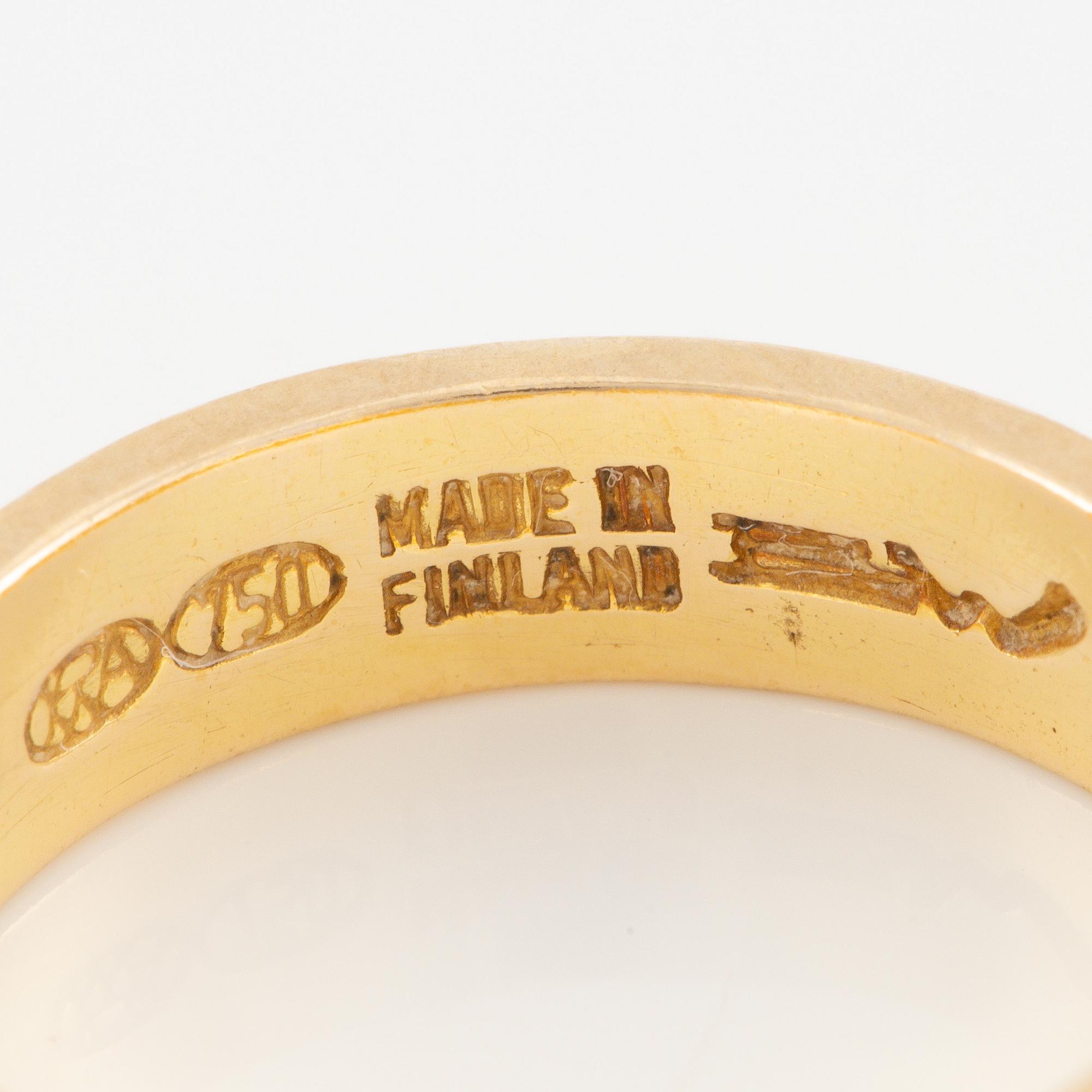 Björn Weckström, ring, 18K gold.