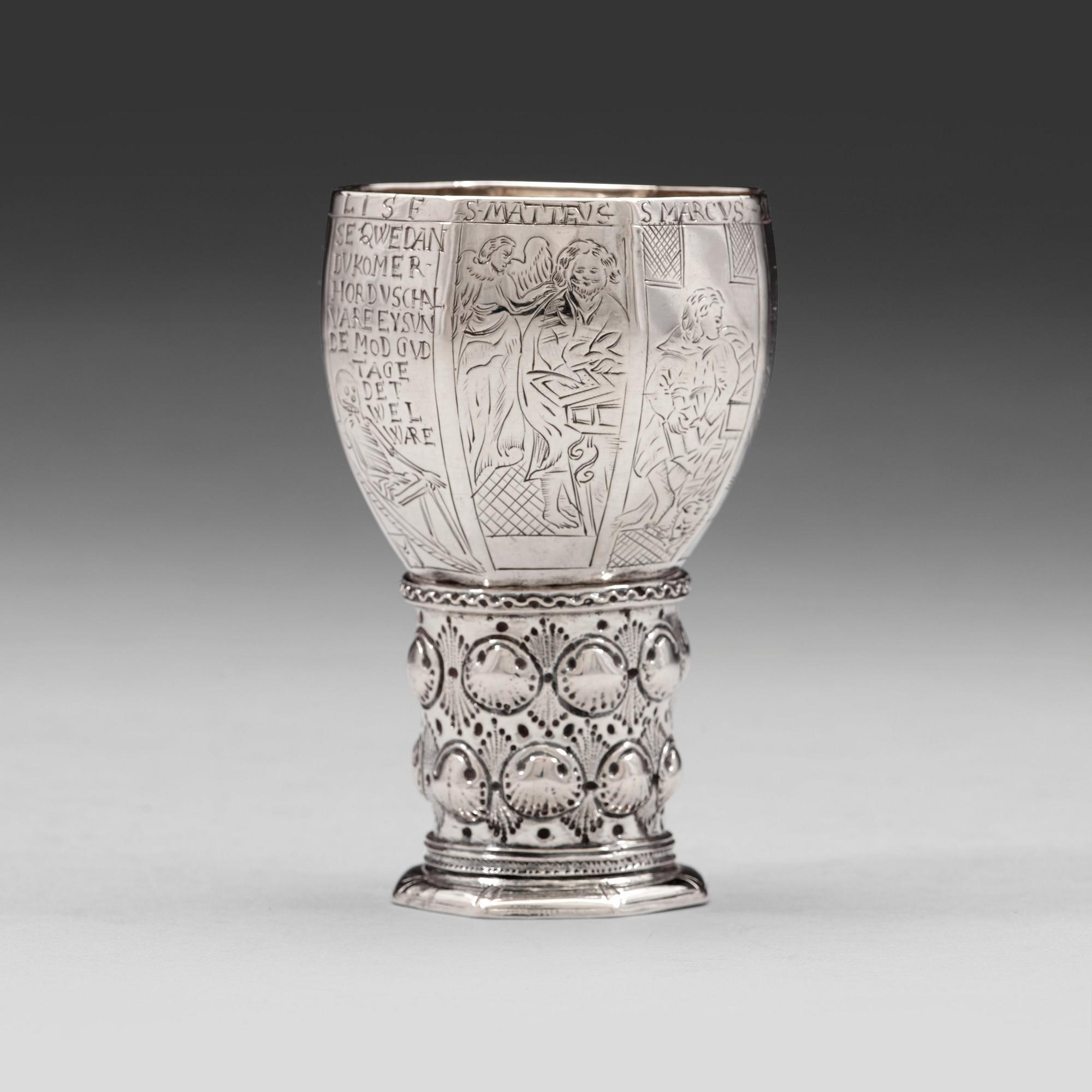 Oluf Jörgensen, remmare, silver, (verksam i Bergen 1650-1700).
