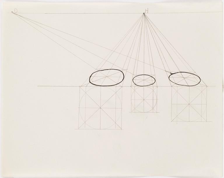 MAX GOLDSTEIN (MAGO), ca 50 st, anatomiska-, arkitektoniska- och dräktskisser, vissa signerade och daterade, från 40-tal.