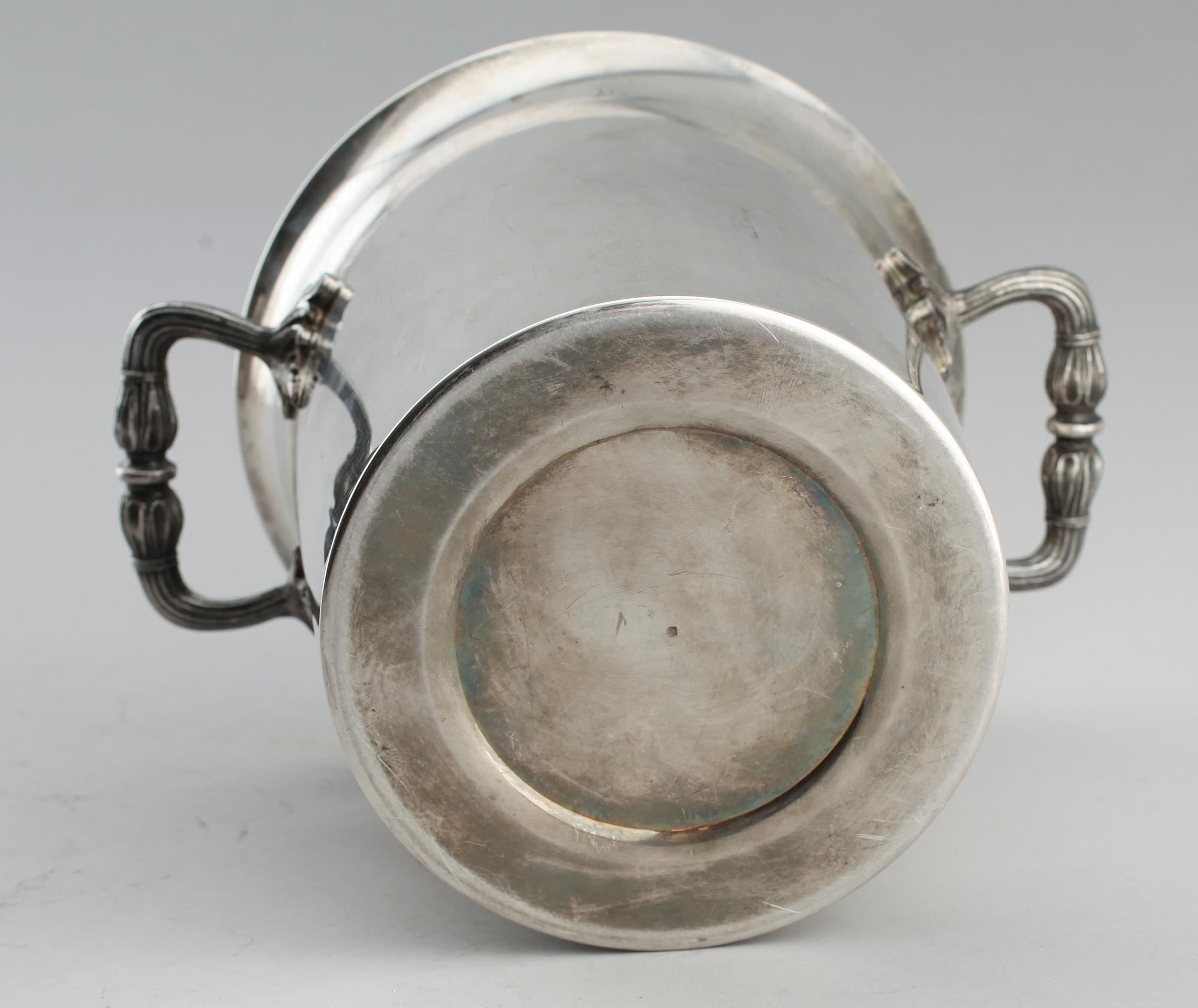 CHAMPAGNEKYLARE, nysilver, 1900-talets första hälft.