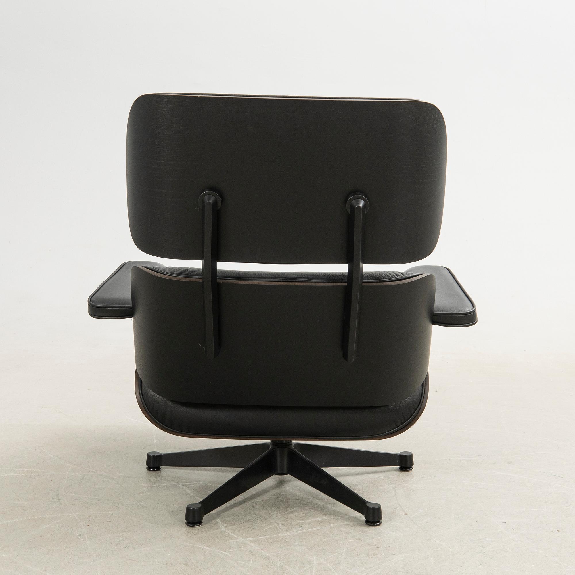 Charles & Ray Eames, "Lounge Chair", Black Chestnut, Vitra, 2023.