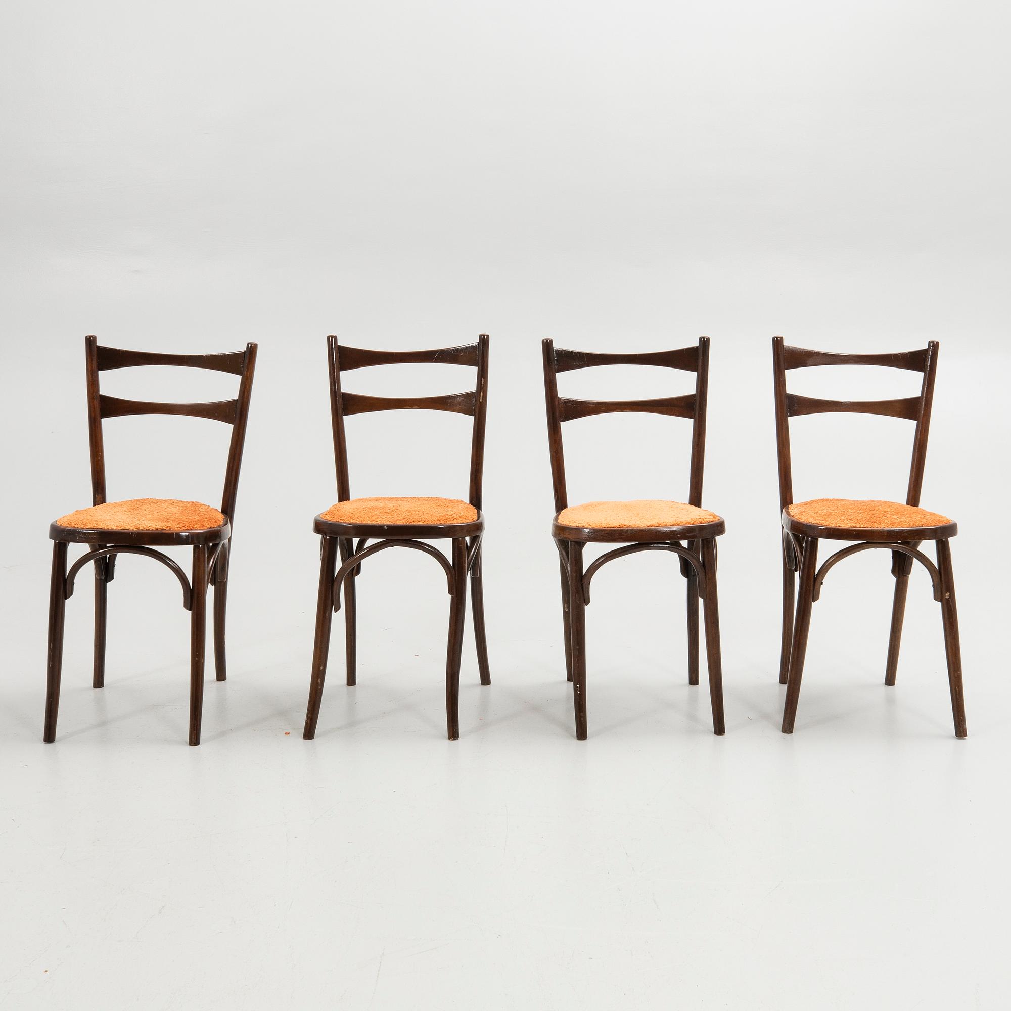 Chairs, 4 pcs, 20th century.