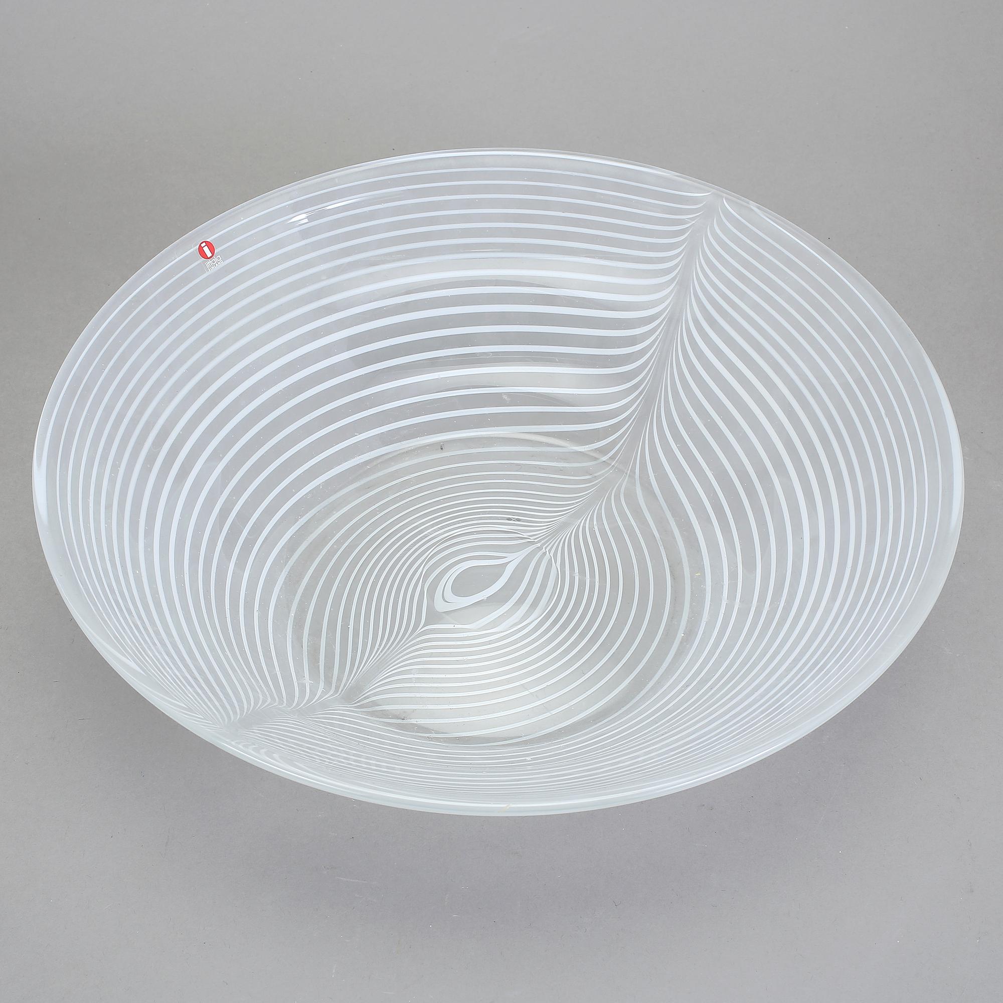 SKÅL, glas, Oiva Toikka, Iittala och Fyrklövern, upplaga om 799 exemplar.