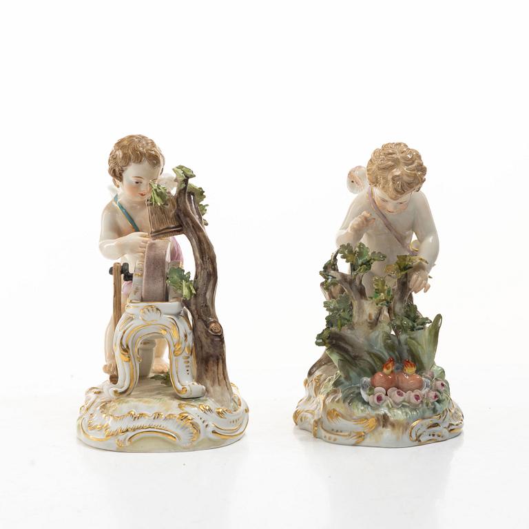 Meissen, Figuriner ett par, 1800-talets slut.