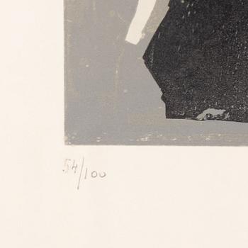 André Lanskoy, lithograph in colours, signed 54/100.