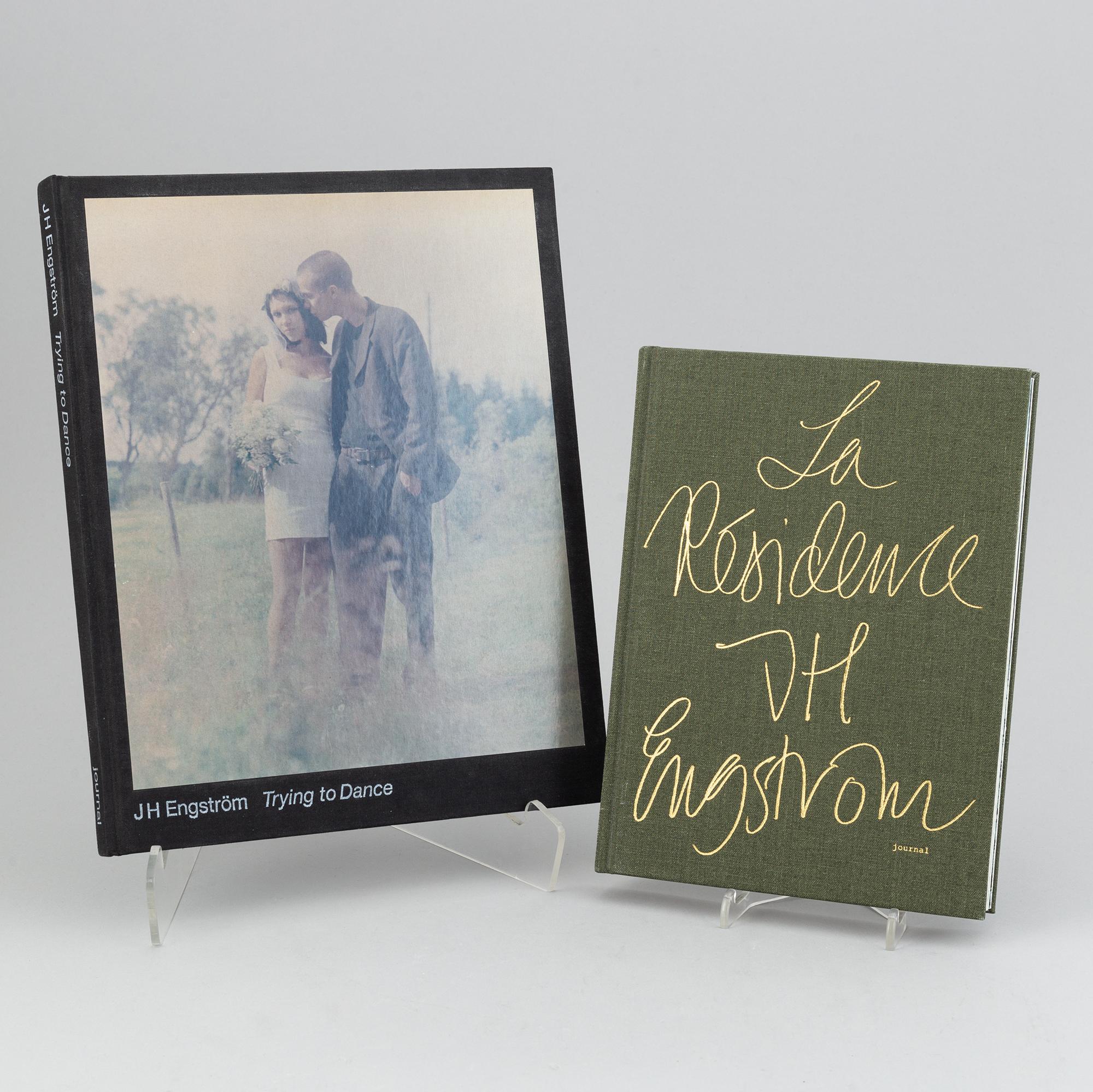 JH Engström, two photobooks, 'Trying to dance' & 'La Résidence', one signed.