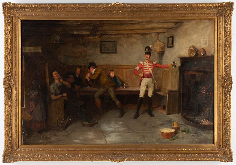 Fred Roe, oil on canvas, signed.