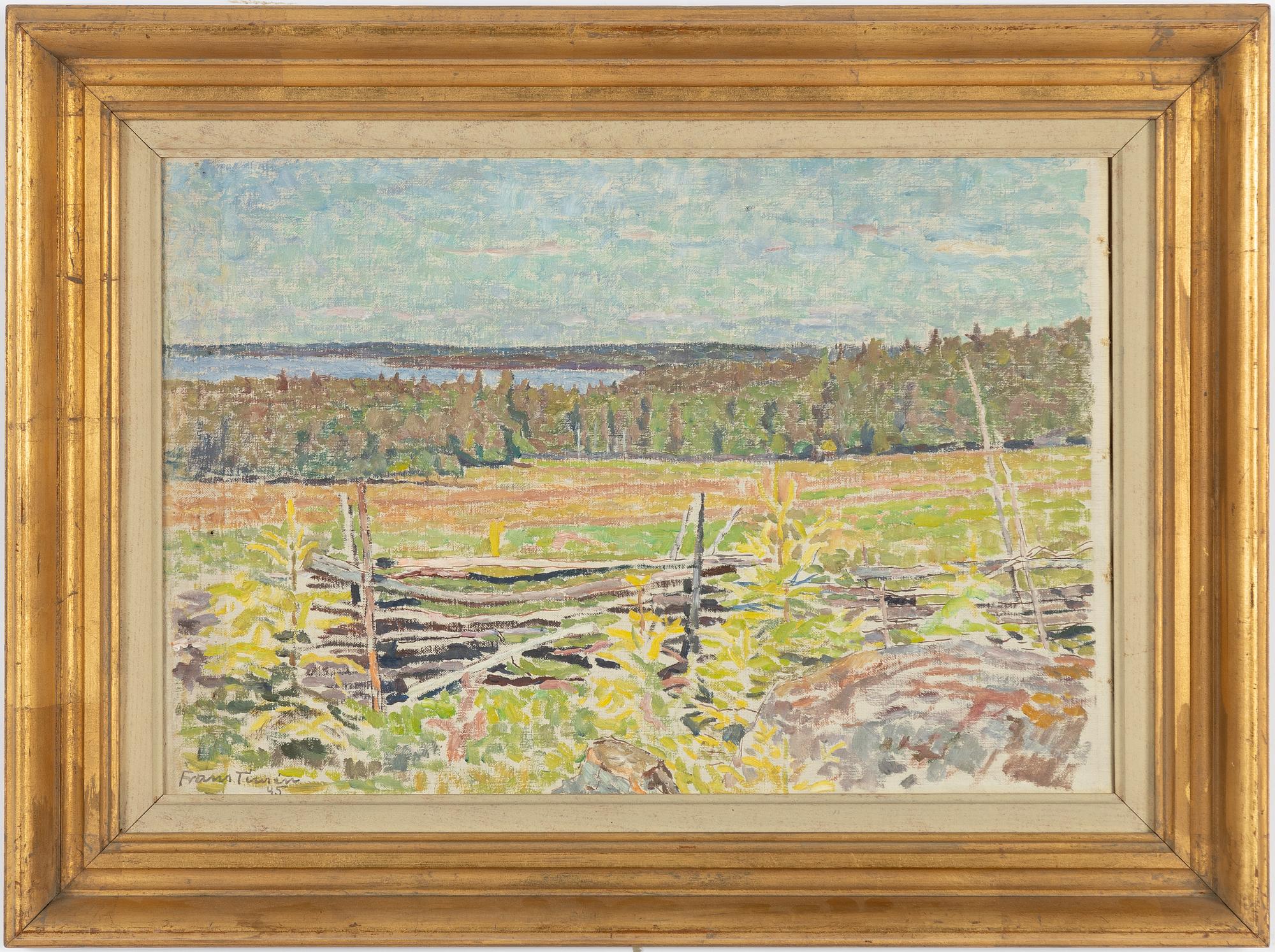 Frans Timén, "Utsikt mot Skagern" (En junidag).