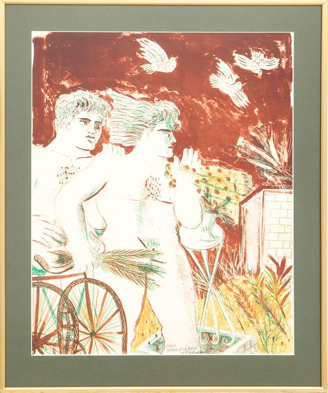 Alexandre Fassianos, Two Nude Men.