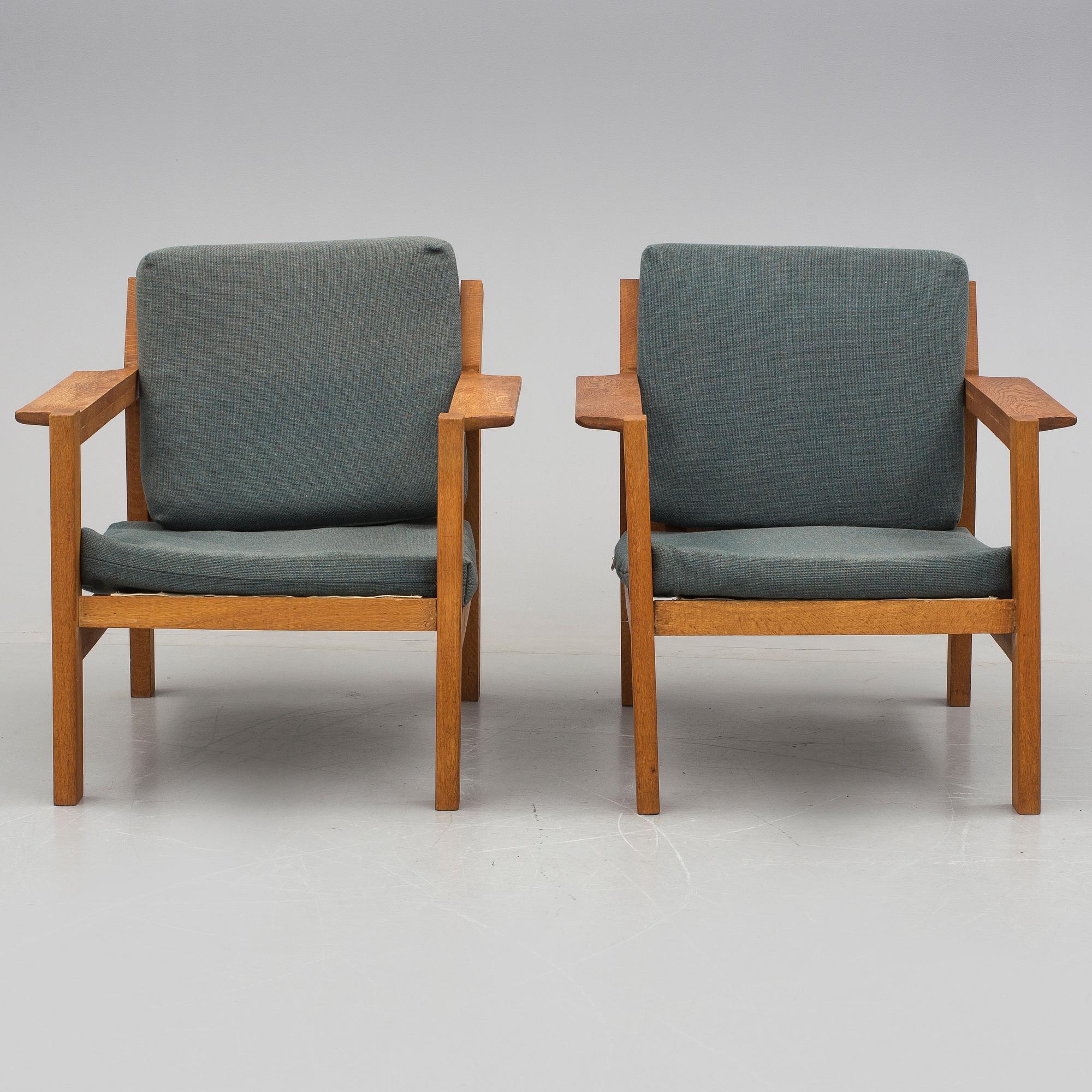 FÅTÖLJER, ett par, Danmark, 1960-tal.