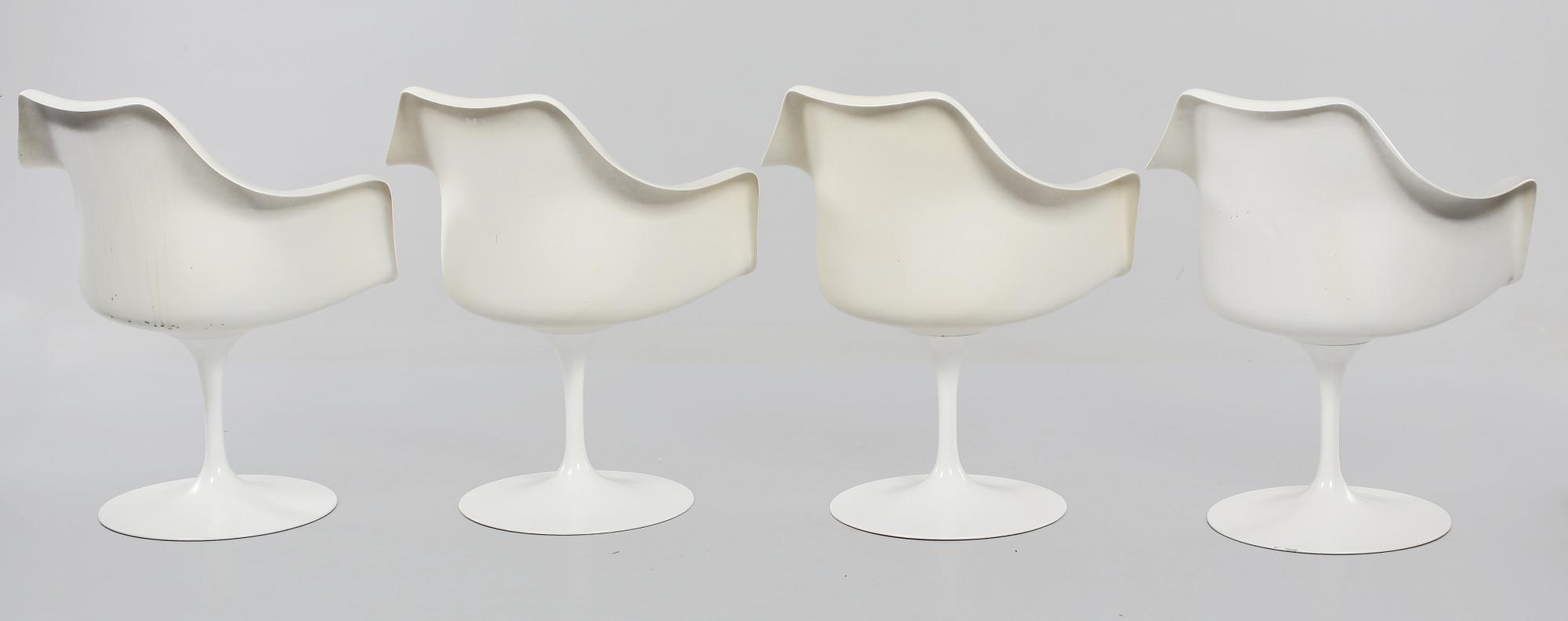 STOLAR, 4 st, Eero Saarinen, Knoll International, 1960-tal.