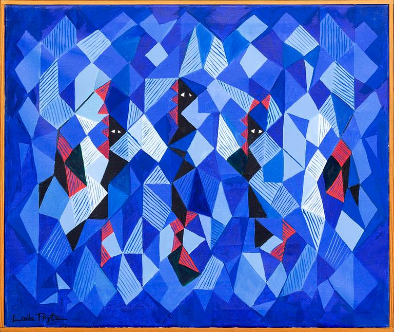 LAILA PRYTZ, oil on canvas, signed.